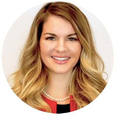 Employee communication - headshot of Chelsea Pyrzenski, CHRO at HireRight