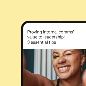 Ebook LP learn the 3 Essential Tips for proving Internal Comms value to leadership thumbnail 1