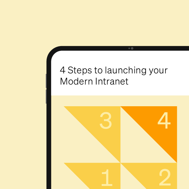 Ebook email 4 Steps to Launching Your Modern Intranet thumbnail