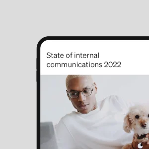 Simpplr ebook lp State of internal communications 2022 thumbnail 1