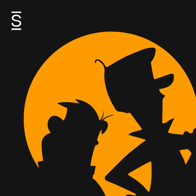 Employee experience - silhouettes of Fred Flinstone and George Jetson