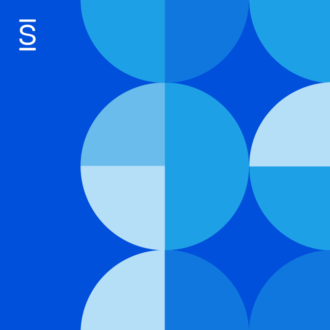 Employee experience - collection of lightly shaded blue circles