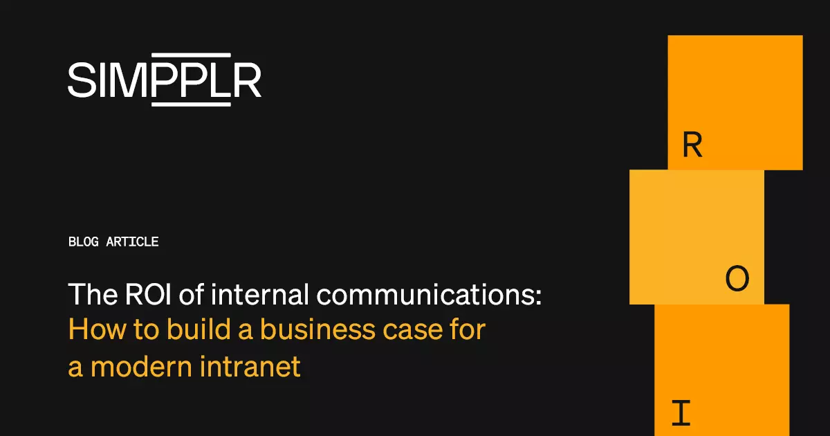 ROI of internal communications