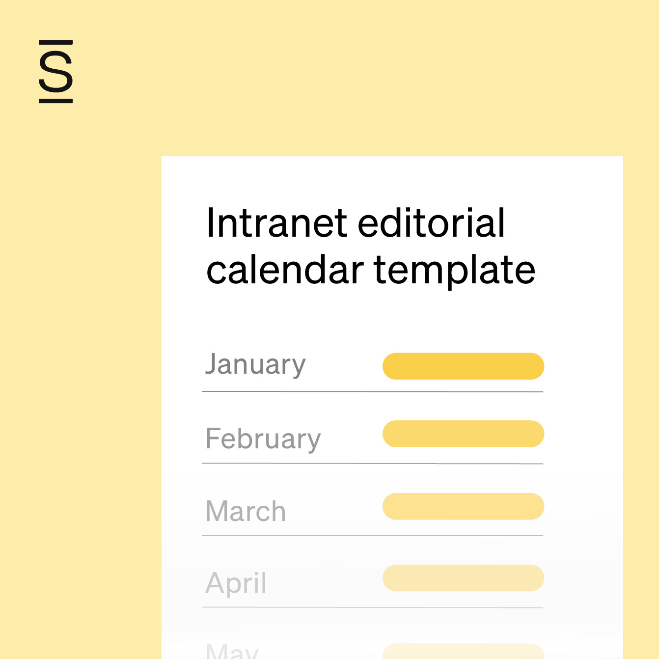 Simpplr Intranet Editorial Calendar Template