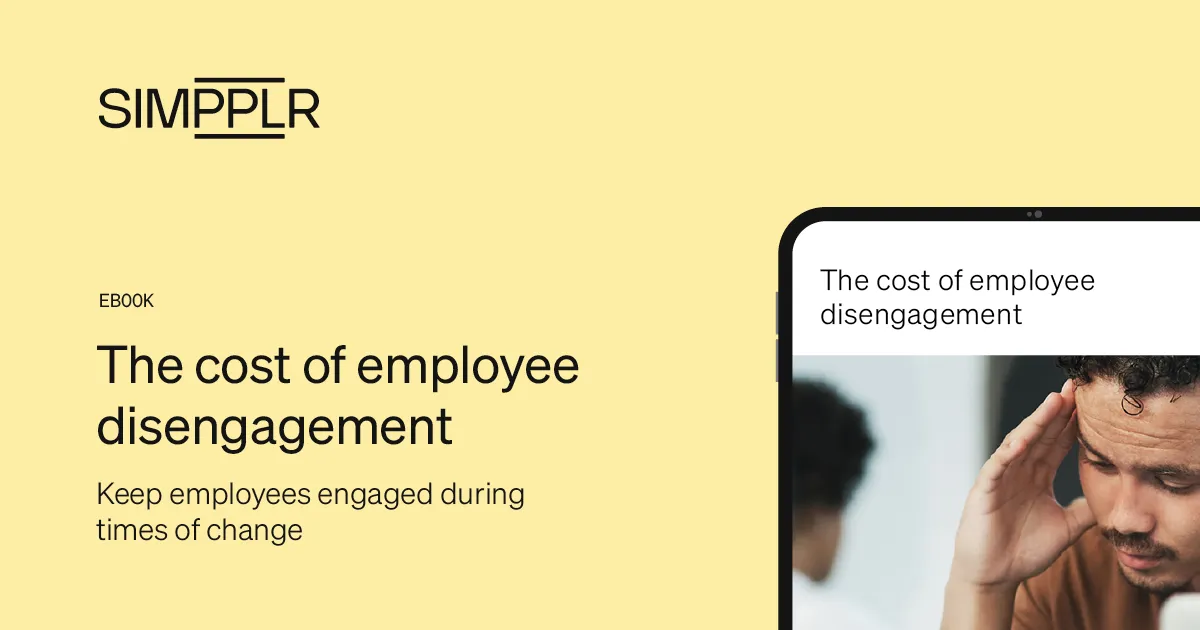 The cost of employee disengagement ebook