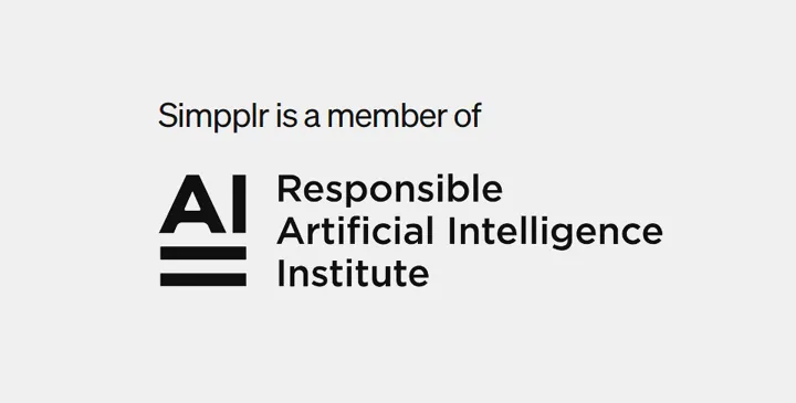 Simpplr is a member of the Responsible Artificial Intelligence Institute