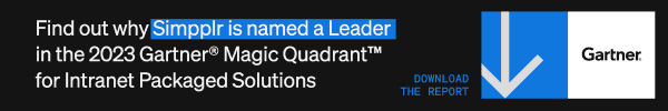 Find out why Simpplr is named a Leader by Gartner.