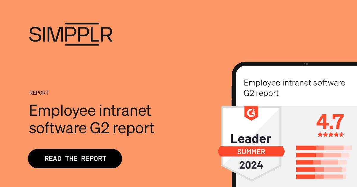 Simpplr G2 Summer 2024 Report