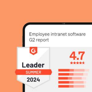 G2 Employee Intranet Software Summer 2024 report