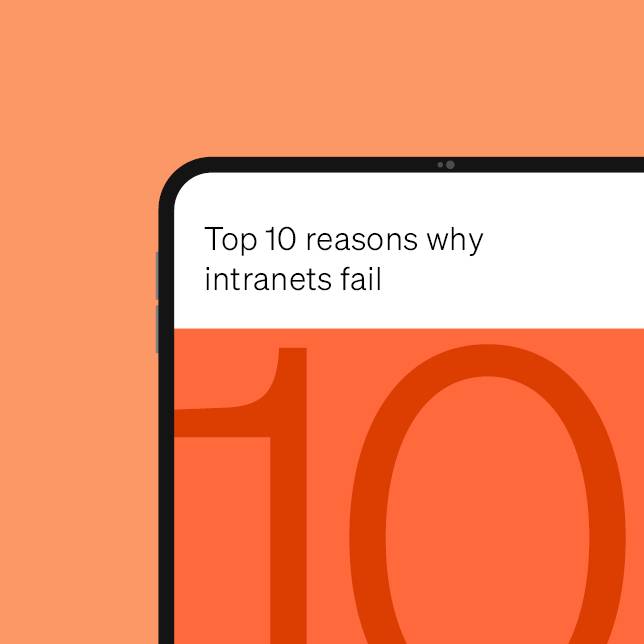 Top 10 reasons why intranets fail